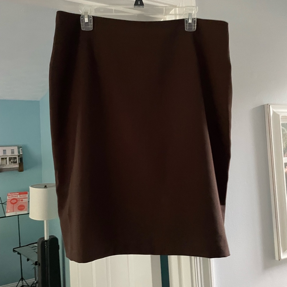 Alia brown dress skirt size 14